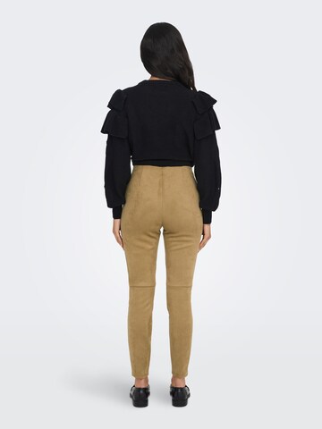 Skinny Leggings 'JO' di ONLY in marrone