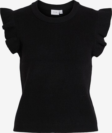 VILA Sweater 'RIL' in Black: front