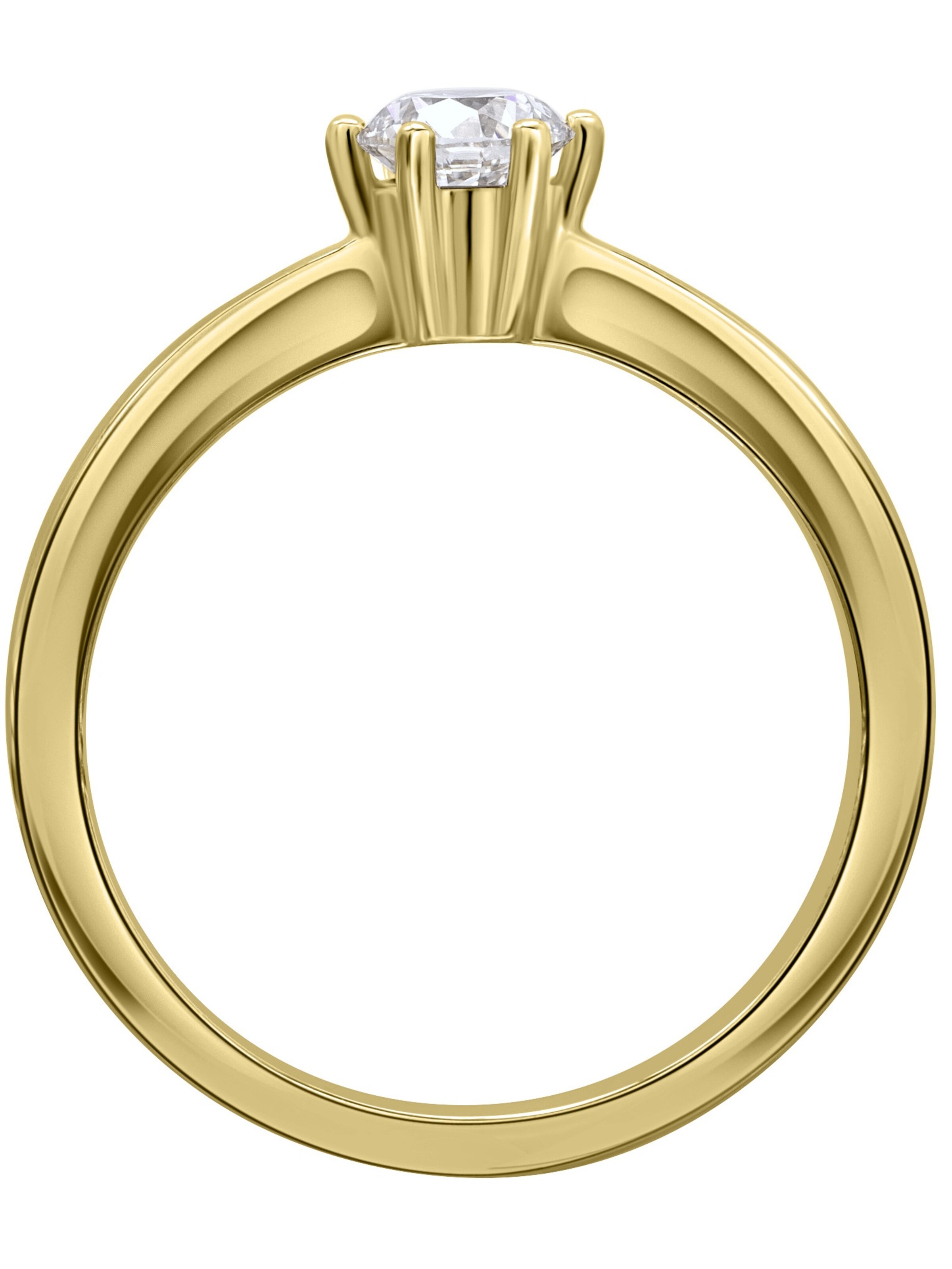ONE ELEMENT Ring in Gold: Vorderseite