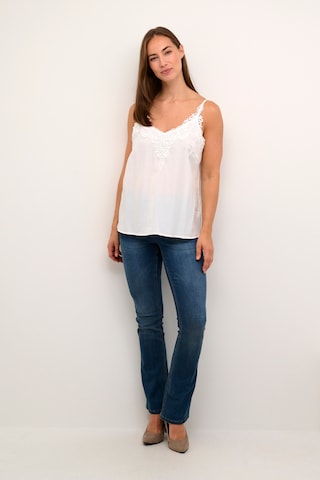 Cream Blouse 'Anna' in Zwart