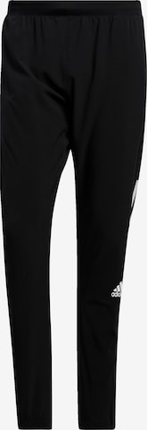 ADIDAS SPORTSWEAR Slim fit Workout Pants in Black: front