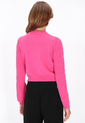 Pull-over faina en rose