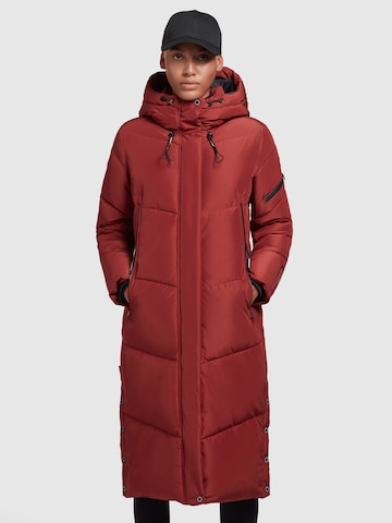 khujo Zimní kabát – červená: přední strana