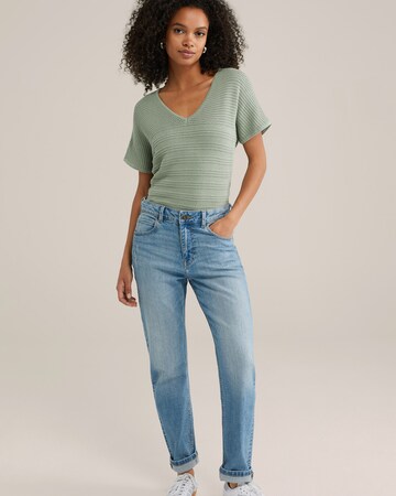 Pull-over WE Fashion en vert
