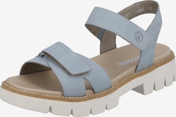 REMONTE Sandals in Blue: front