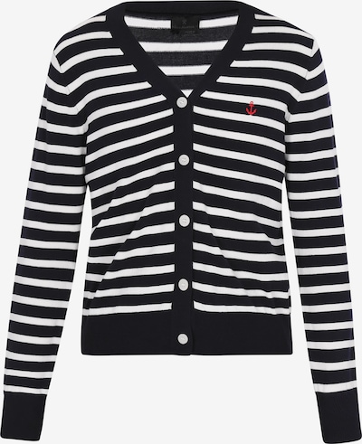 DreiMaster Vintage Kardigan 'Classic Look' u mornarsko plava / klasično crvena / prljavo bijela, Pregled proizvoda