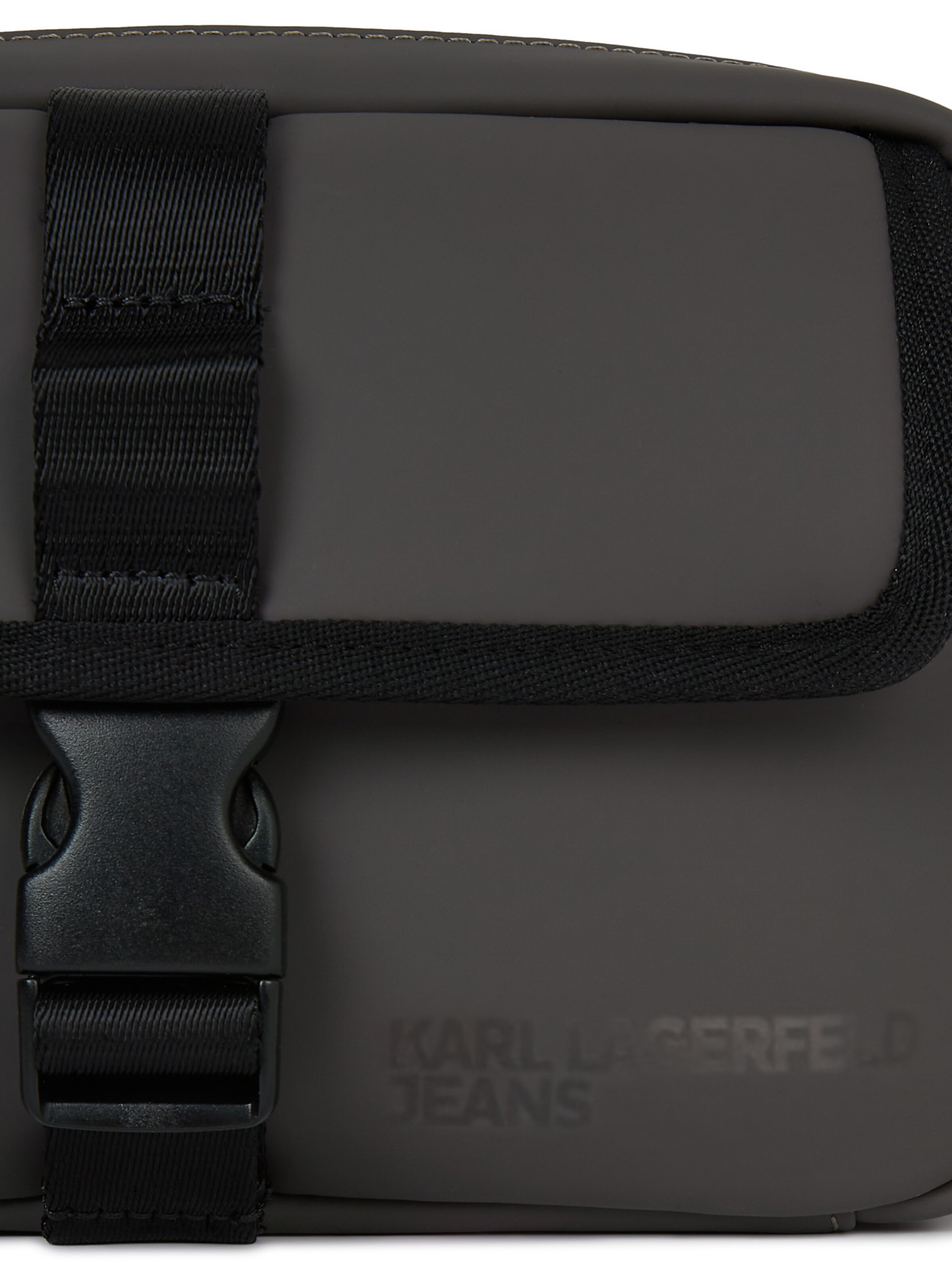 KARL LAGERFELD JEANS - Bolsa de cintura 'Coated' em cinzento