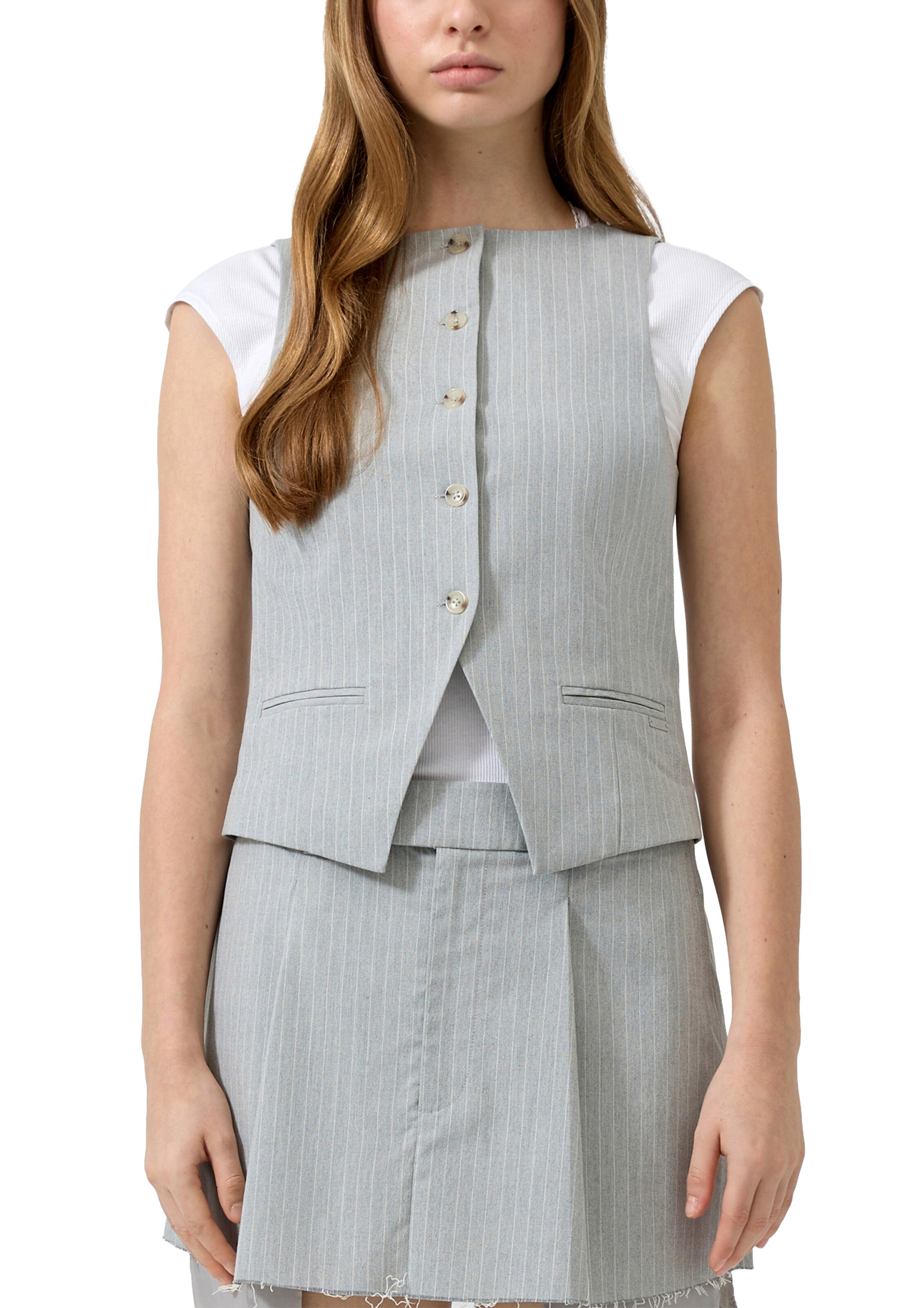 QS Suit vest in Grey