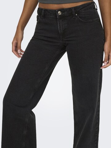 ONLY Wide Leg Jeans in Schwarz