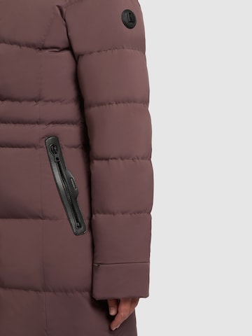 Cappotto invernale di khujo in lilla