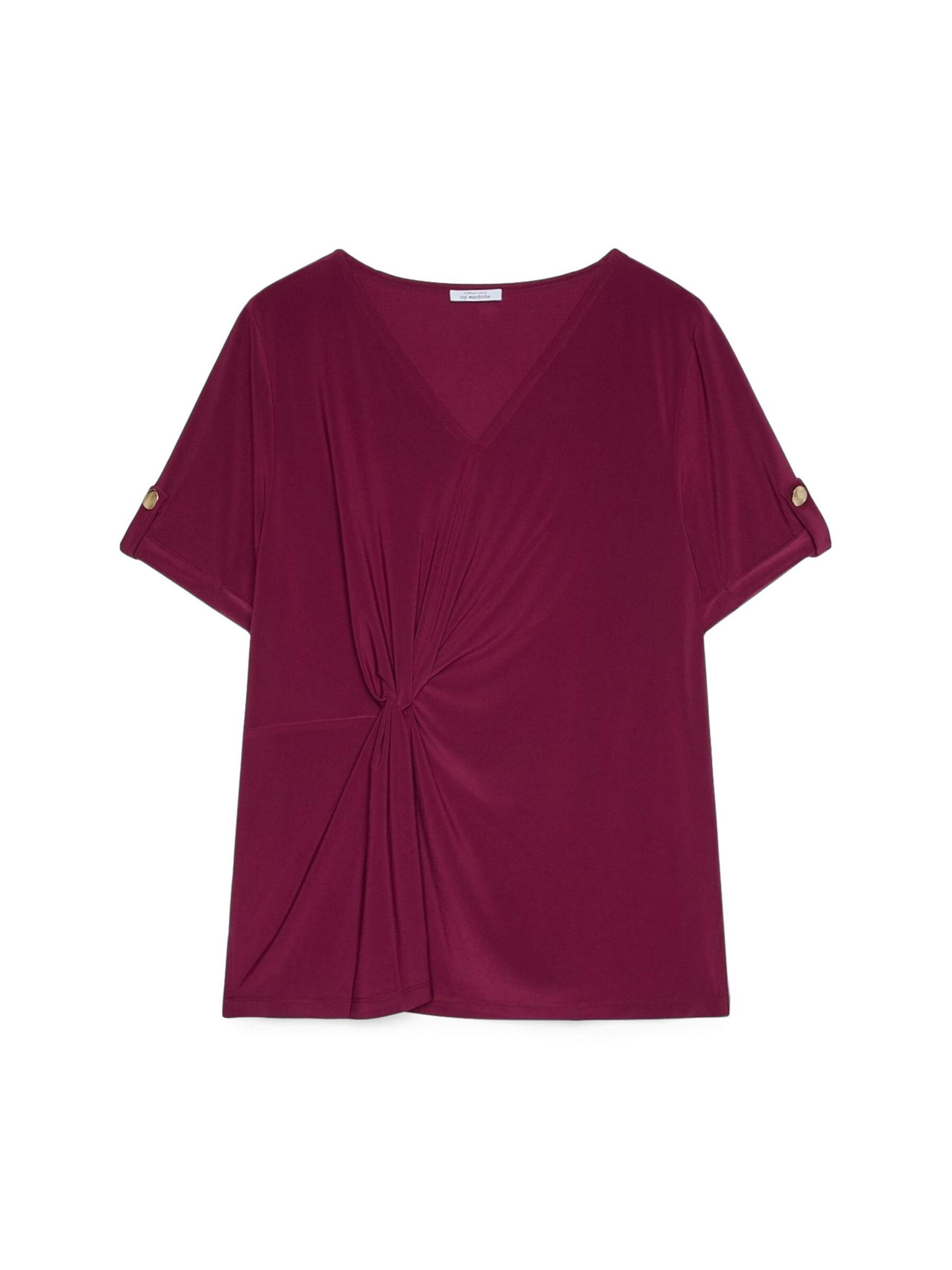 Fiorella Rubino - Top en rojo: frente