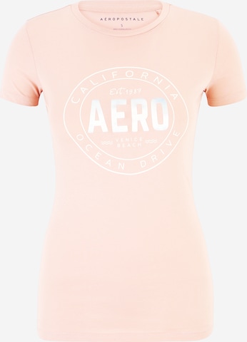 AÉROPOSTALE Tričko – pink: přední strana
