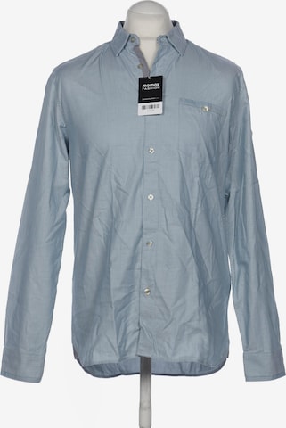 Ted Baker Button Up Shirt in L-XL in Green: front