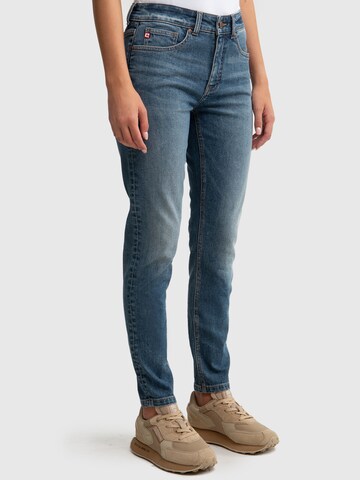 BIG STAR Tapered Jeans 'Maggie' in Blauw