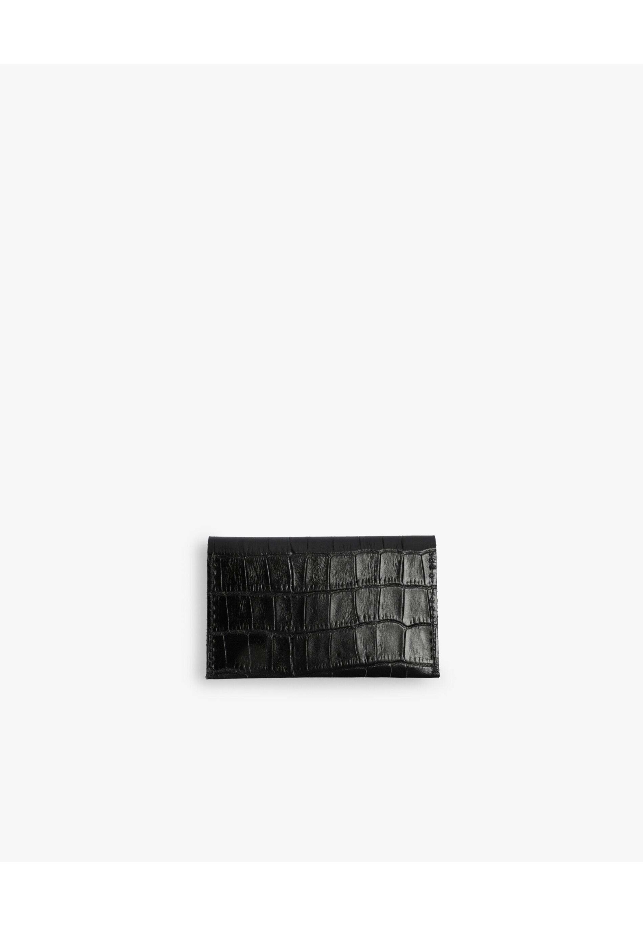 Scalpers Sccroco Cardholder ' ' in Schwarz