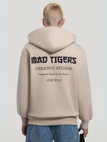 MAD TIGERS - Sudadera 'Creative Studios Hoodie-Beige' en beige