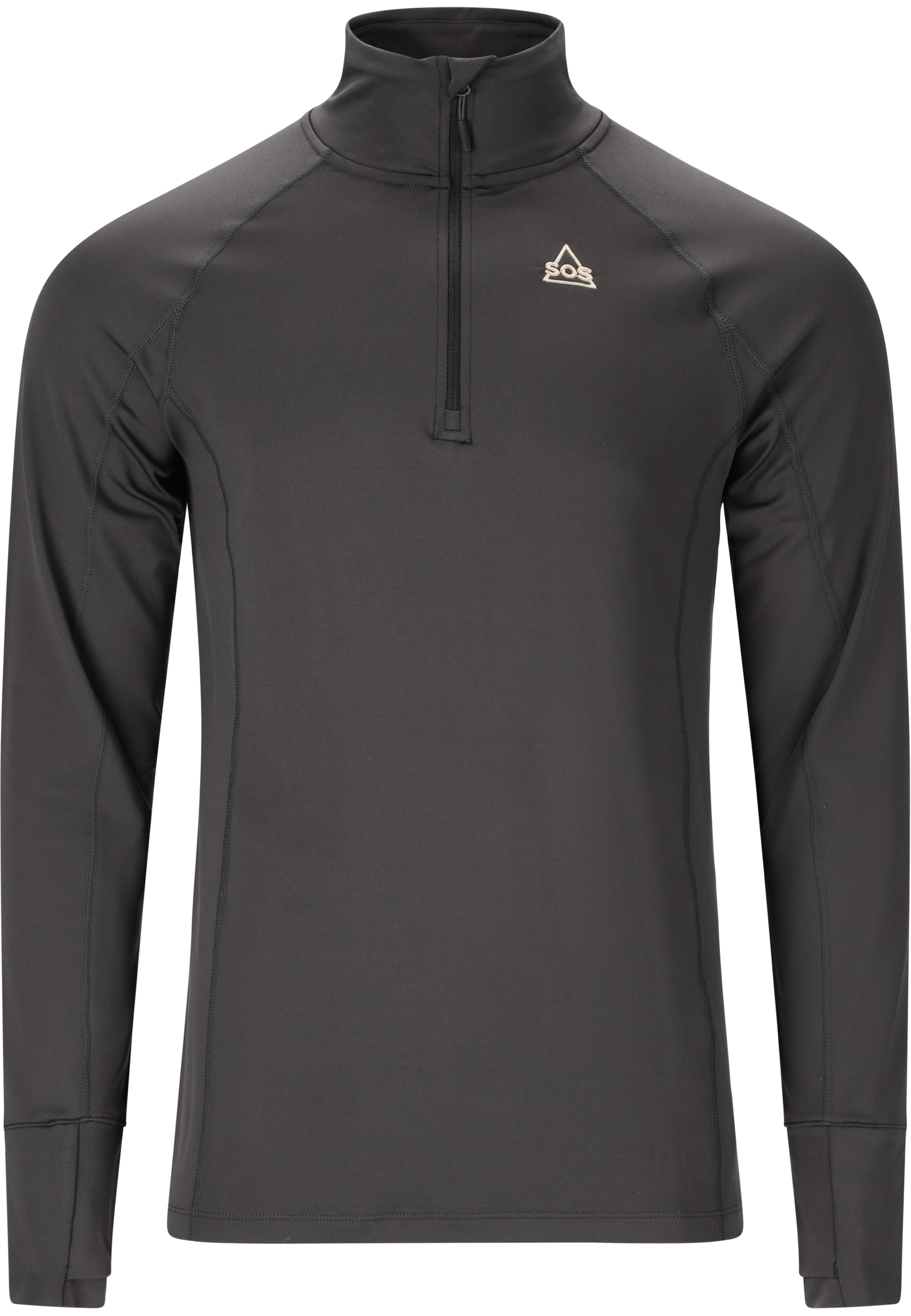 SOS Base layer 'Jasna' in Grey: front