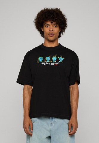 MARKET T-Shirt 'Dig In' in Schwarz: Vorderseite