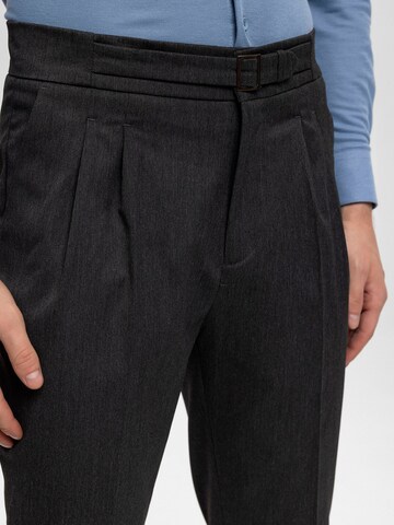 Antioch Regular Pleat-front trousers in Grey