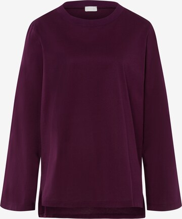 T-shirt 'Natural' Hanro en violet : devant