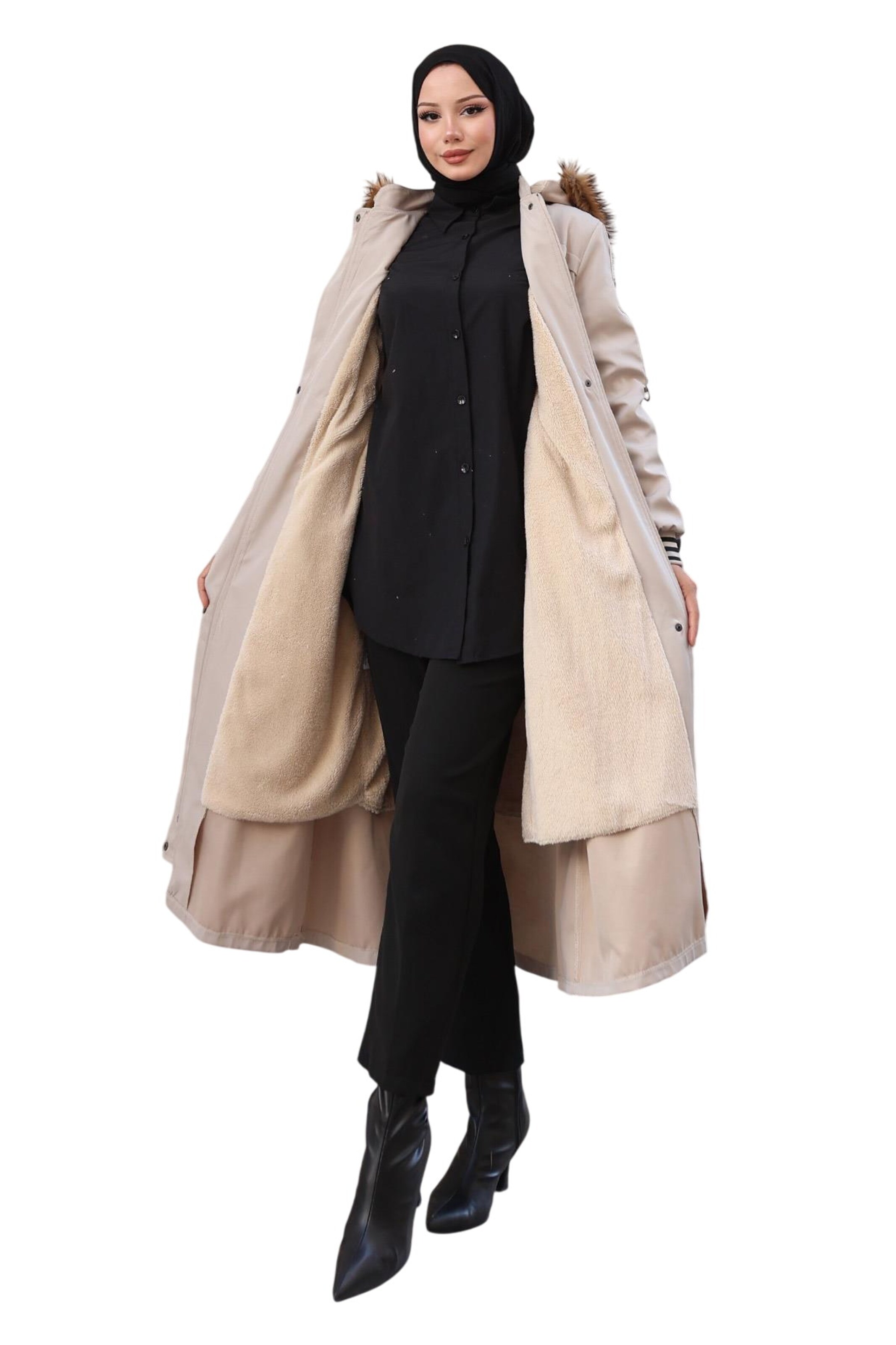 MODAMIHRAM Parka in Beige