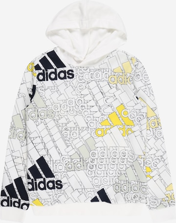 ADIDAS SPORTSWEAR Sportief sweatshirt 'Brandlove' in Wit: voorkant