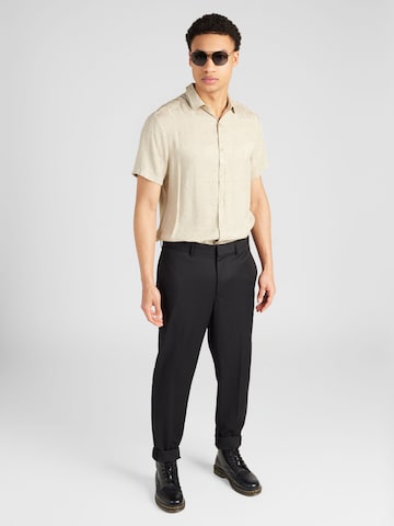 TOPMAN Regular Hose in Schwarz