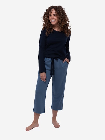 Ammann Pajama 'Night & Home' in Blue