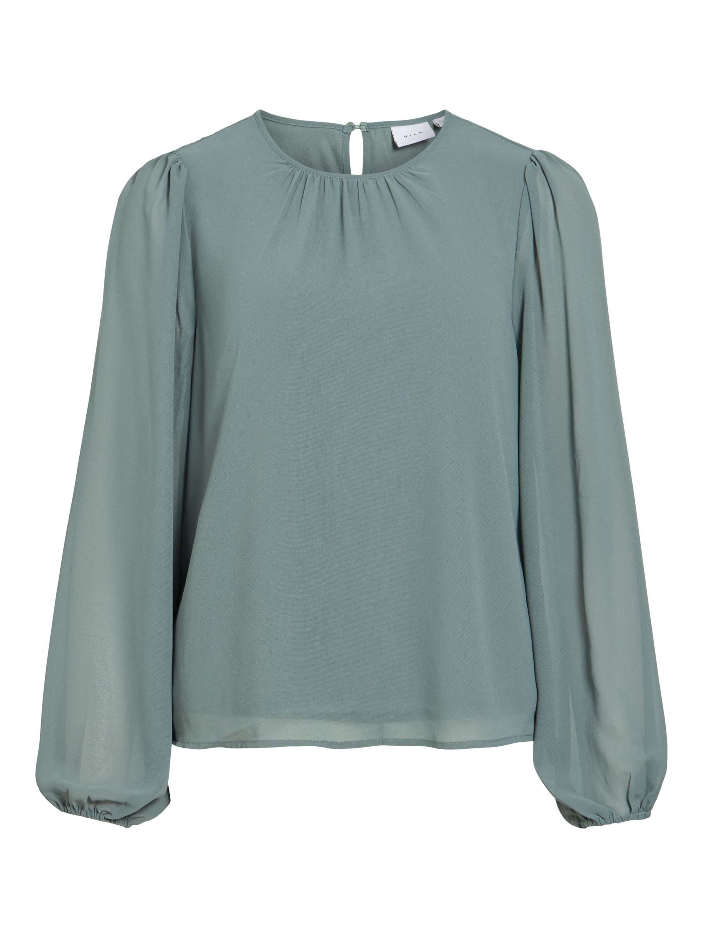 Camicia da donna 'URA ' di VILA in verde: frontale