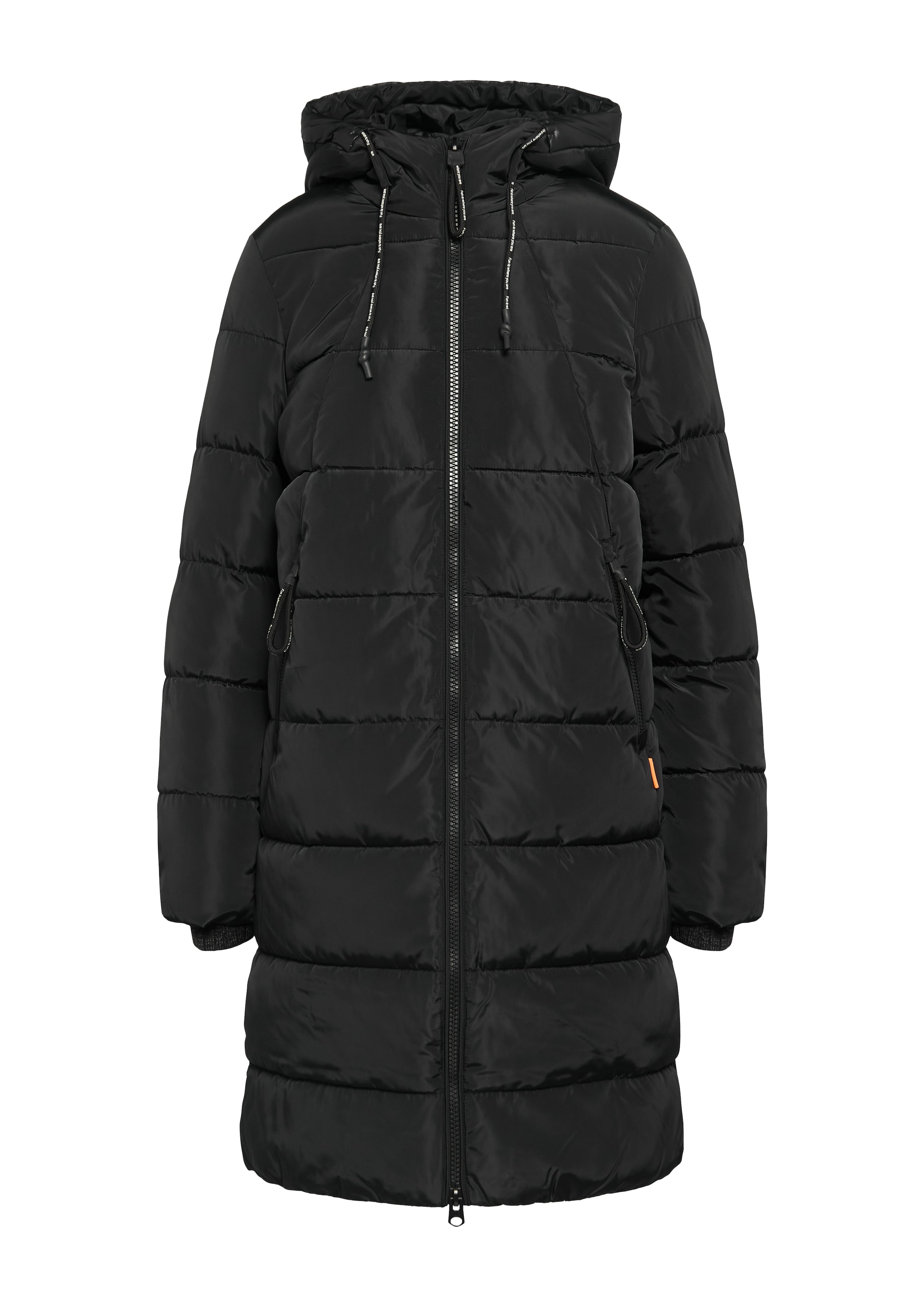 Manteau d’hiver QS en noir : devant