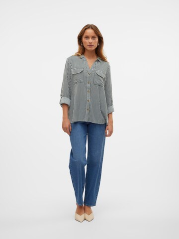 VERO MODA Blouse 'VMBumpy' in Green