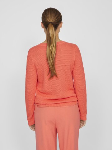 VILA Sweater 'VIDalo' in Pink