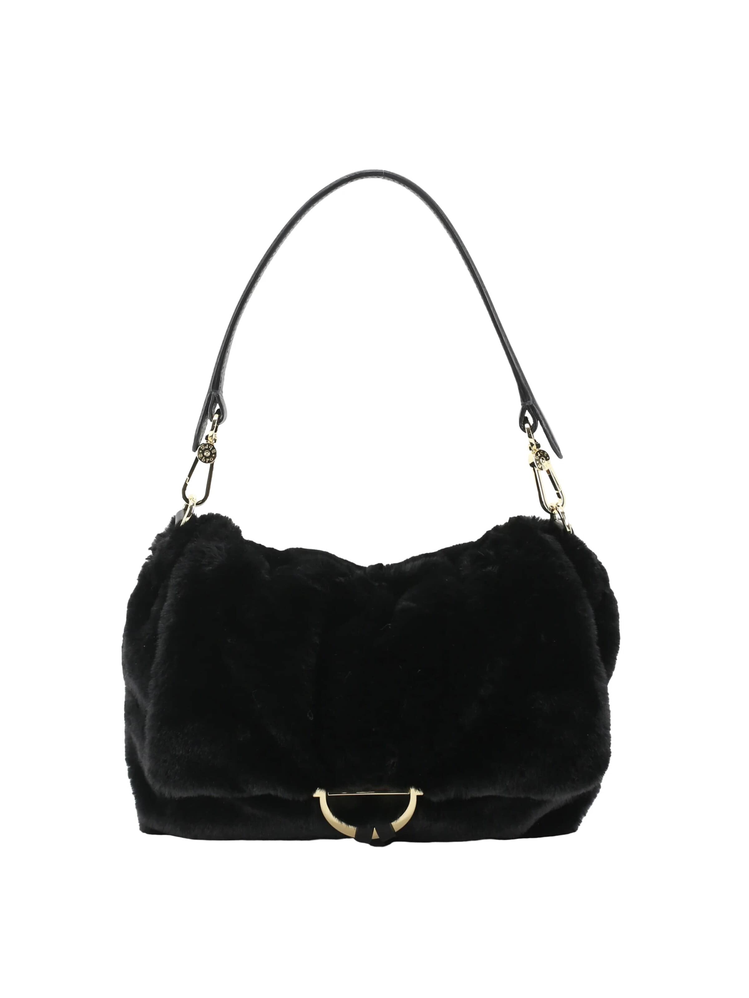 ABRO Shoulder Bag 'TEMI' in Black: front