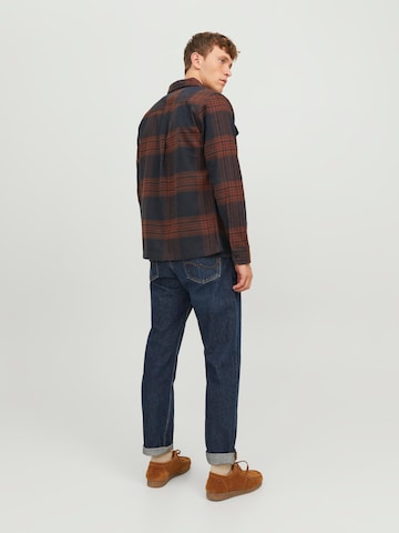 JACK & JONES Regular fit Πουκάμισο 'Roy' σε καφέ