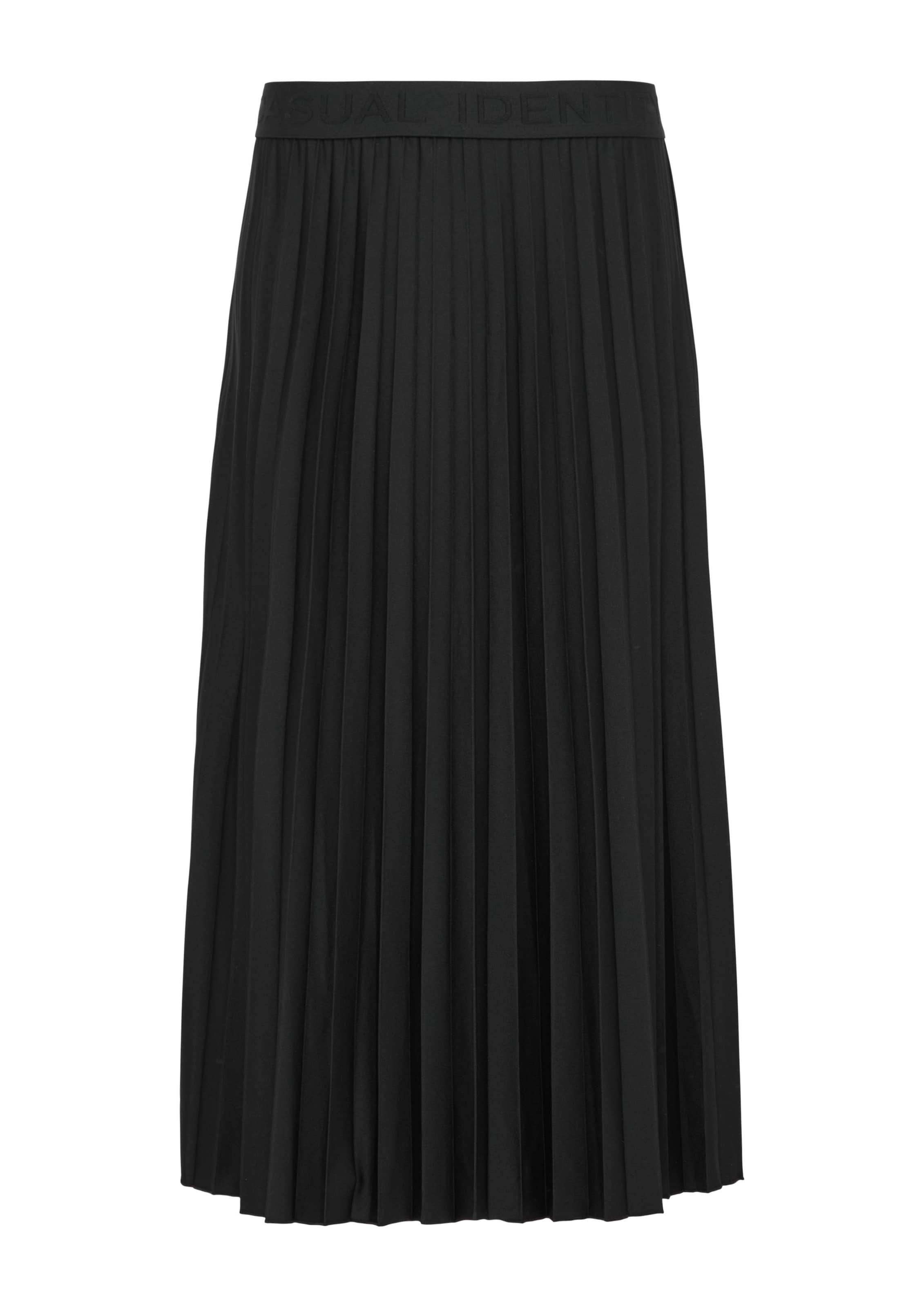 comma casual identity Φούστα σε μαύρο: μπροστά