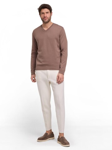 FALKE Pullover 'Pure Cotton'‌‌‌‌‌‌‌‌‌‌ in Braun