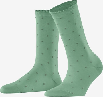 FALKE Socken 'Spike Dot' in Grün: Vorderseite