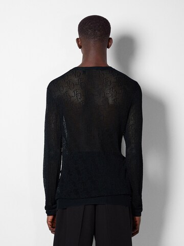 Pull-over Bershka en noir