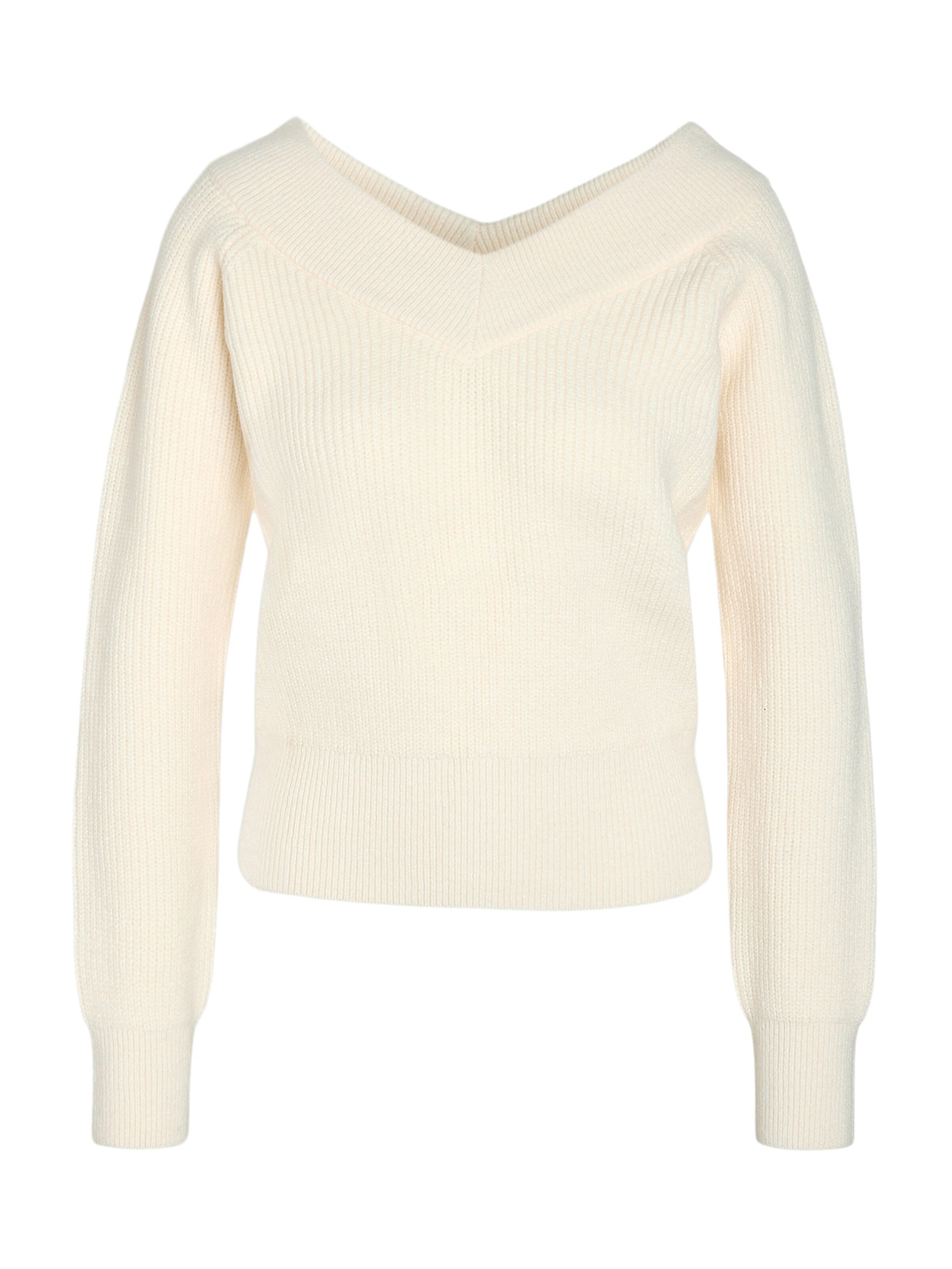 Pull-over 'NMKATNISS' Noisy may en blanc : devant