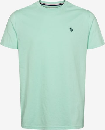 U.S. POLO ASSN. Regular Fit Paita 'Arjun' värissä vihreä: etupuoli