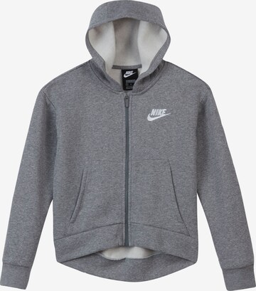 Nike Sportswear Sweat jacket in Grey: front