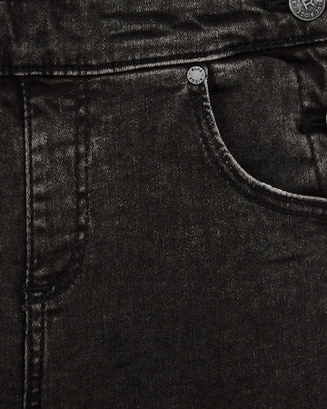 WE Fashion Loosefit Laclové kalhoty – černá