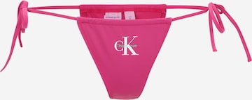 Calvin Klein Swimwear Bikini hlačke | roza barva: sprednja stran