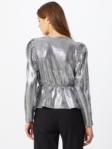 Gina Tricot Blouse 'Warren' in Silver
