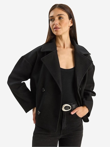 Bianco Lucci Winter Coat in Black