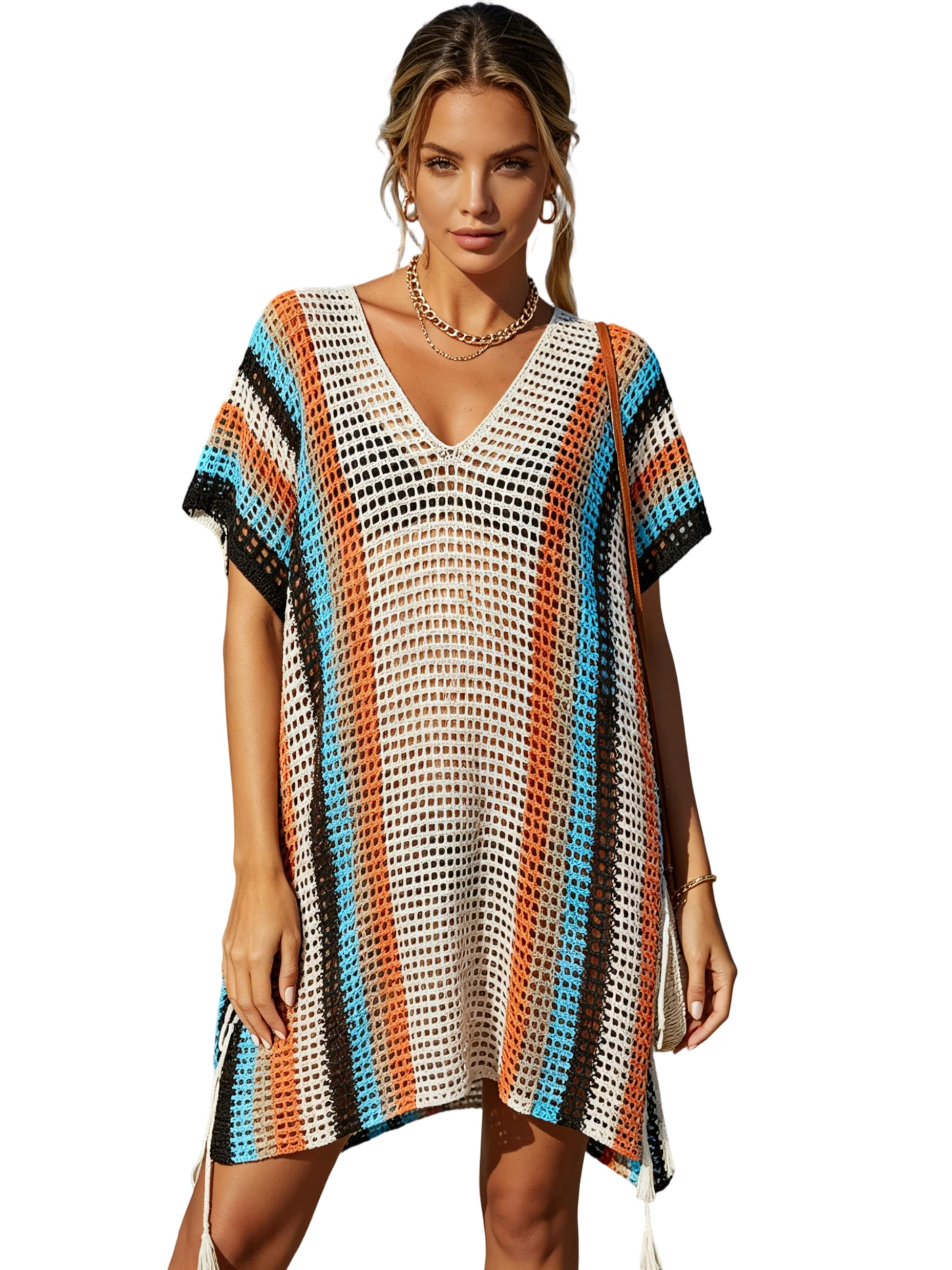 Yesfashion Strandkleid‌‌‌‌‌‌‌‌‌ in Beige: Vorderseite