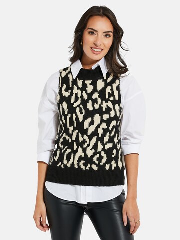 Threadbare Pullover 'Hazel' in Schwarz: Vorderseite