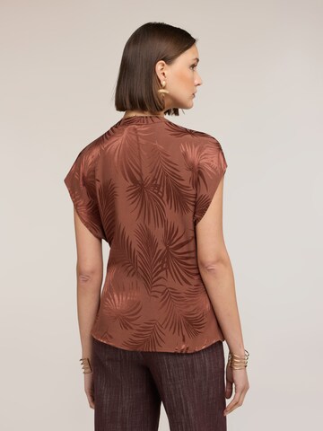 MOTIVI Blouse in Bruin