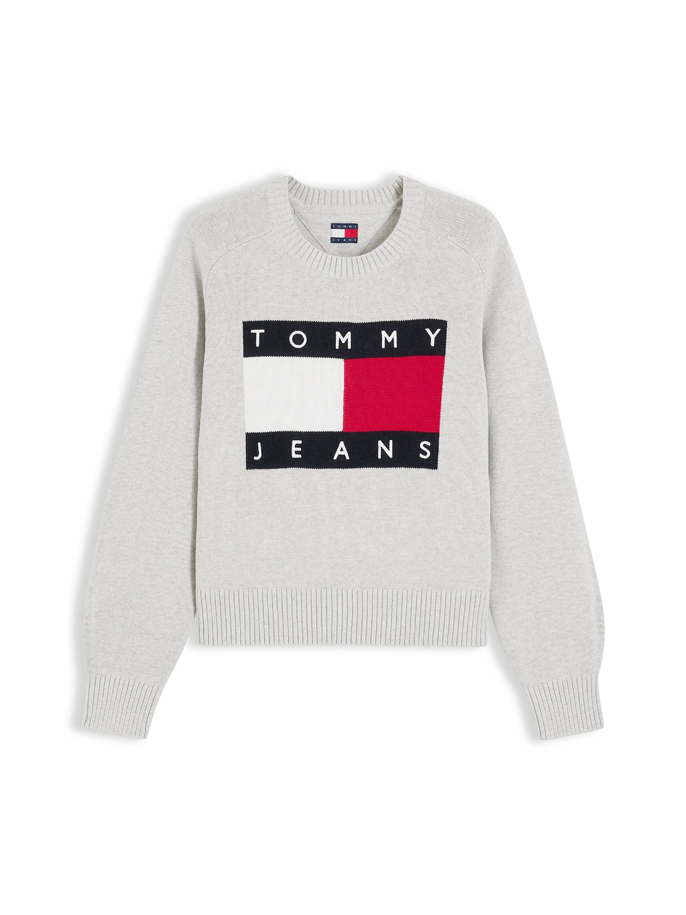 Tommy Jeans Pullover i grå: forside