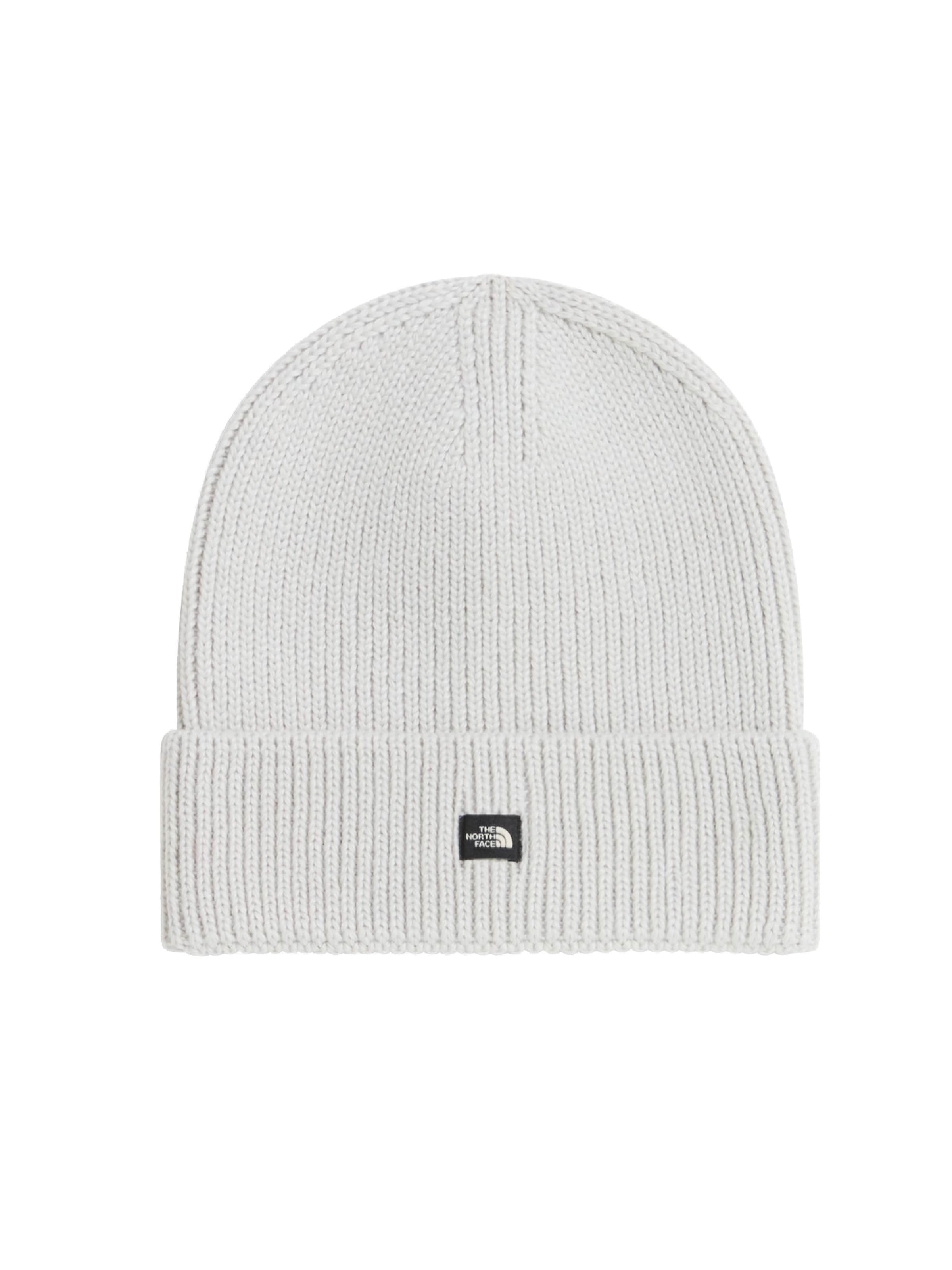 THE NORTH FACE Beanie in Grey: front